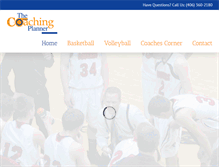 Tablet Screenshot of coachingplanner.com